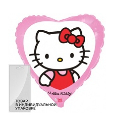  Сердце, Hello Kitty, Котенок с бантиком 46 см.